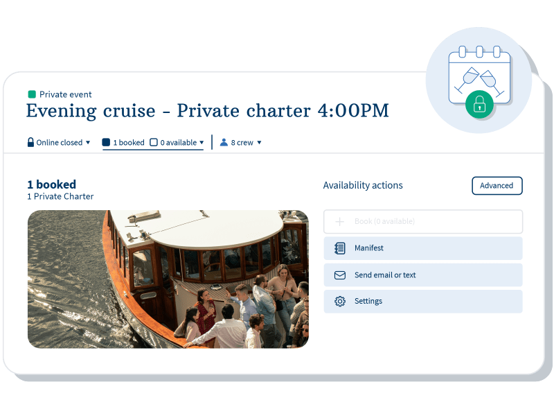Managing Private Events on FareHarbor